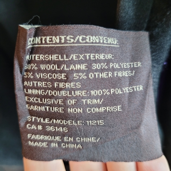 Wool Trench Coat XS - Picture 5 of 6